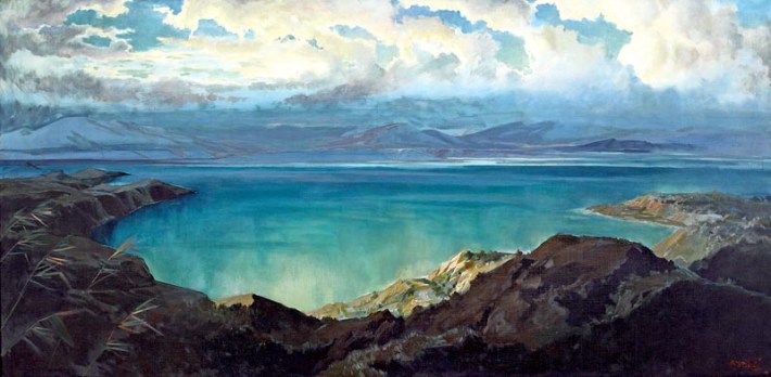 Image 5. 1940 circa Basuki Abdullah lake-view